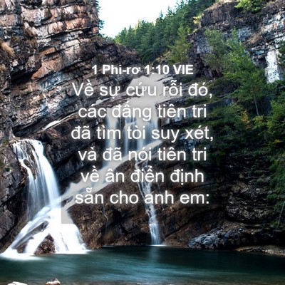 Picture 04 - 1 Phi-rơ 1:10 VIE - Về sự cứu rỗi đó, các đấng tiên - Bible Verse Picture