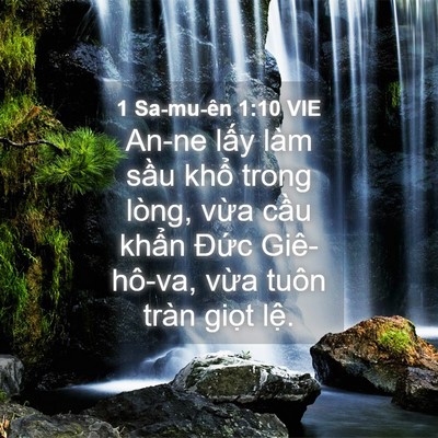 Picture 04 - 1 Sa-mu-ên 1:10 VIE - An-ne lấy làm sầu khổ trong lòng, vừa - Bible Verse Picture