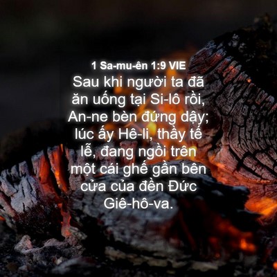 Picture 04 - 1 Sa-mu-ên 1:9 VIE - Sau khi người ta đã ăn uống tại Si-lô - Bible Verse Picture