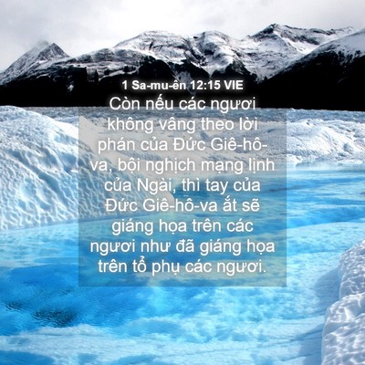 Picture 04 - 1 Sa-mu-ên 12:15 VIE - Còn nếu các ngươi không vâng theo lời - Bible Verse Picture