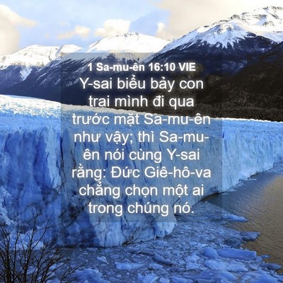 Picture 04 - 1 Sa-mu-ên 16:10 VIE - Y-sai biểu bảy con trai mình đi qua - Bible Verse Picture