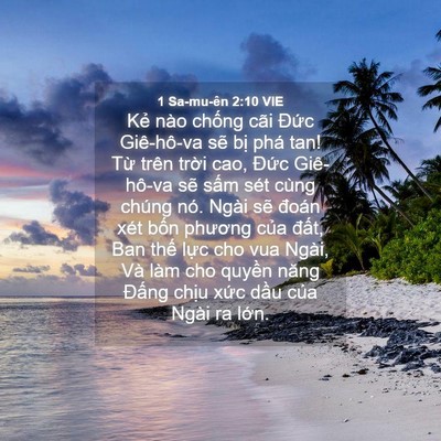 Picture 04 - 1 Sa-mu-ên 2:10 VIE - Kẻ nào chống cãi Đức Giê-hô-va sẽ - Bible Verse Picture