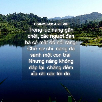 Picture 04 - 1 Sa-mu-ên 4:20 VIE - Trong lúc nàng gần chết, các người - Bible Verse Picture