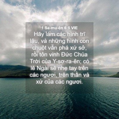 Picture 04 - 1 Sa-mu-ên 6:5 VIE - Hãy làm các hình trĩ lậu, và những - Bible Verse Picture