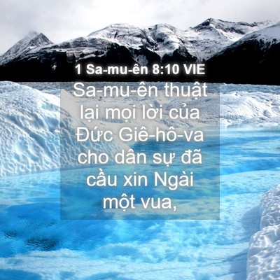 Picture 04 - 1 Sa-mu-ên 8:10 VIE - Sa-mu-ên thuật lại mọi lời của Đức - Bible Verse Picture