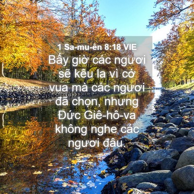 Picture 04 - 1 Sa-mu-ên 8:18 VIE - Bấy giờ các ngươi sẽ kêu la vì cớ - Bible Verse Picture