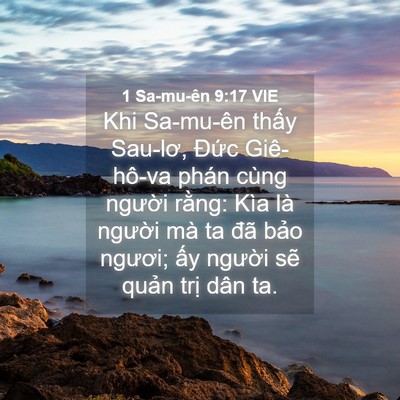 Picture 04 - 1 Sa-mu-ên 9:17 VIE - Khi Sa-mu-ên thấy Sau-lơ, Đức Giê-hô-va - Bible Verse Picture