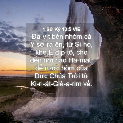 Picture 04 - 1 Sử Ký 13:5 VIE - Đa-vít bèn nhóm cả Y-sơ-ra-ên, từ - Bible Verse Picture