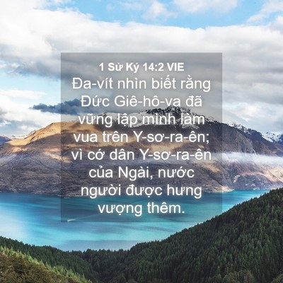 Picture 04 - 1 Sử Ký 14:2 VIE - Đa-vít nhìn biết rằng Đức Giê-hô-va - Bible Verse Picture