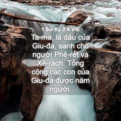 Picture 04 - 1 Sử Ký 2:4 VIE - Ta-ma, là dâu của Giu-đa, sanh cho người - Bible Verse Picture