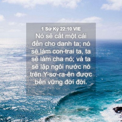 Picture 04 - 1 Sử Ký 22:10 VIE - Nó sẽ cất một cái đền cho danh ta; nó - Bible Verse Picture