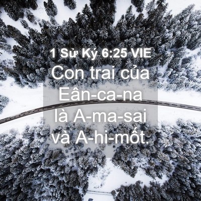 Picture 04 - 1 Sử Ký 6:25 VIE - Con trai của Eân-ca-na là A-ma-sai và - Bible Verse Picture
