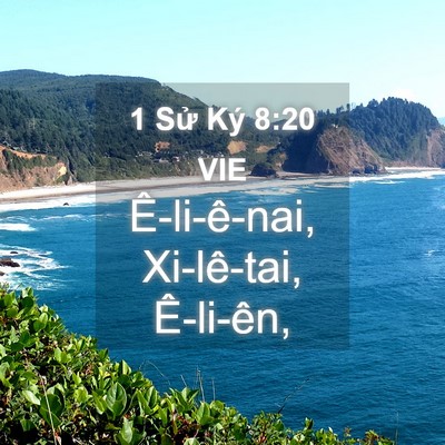 Picture 04 - 1 Sử Ký 8:20 VIE - Ê-li-ê-nai, Xi-lê-tai, - Bible Verse Picture