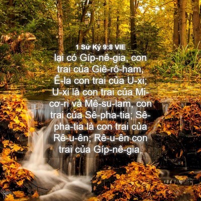 Picture 04 - 1 Sử Ký 9:8 VIE - lại có Gíp-nê-gia, con trai của - Bible Verse Picture