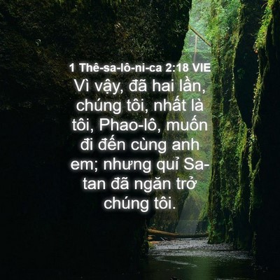 Picture 04 - 1 Thê-sa-lô-ni-ca 2:18 VIE - Vì vậy, đã hai lần, chúng tôi, nhất - Bible Verse Picture