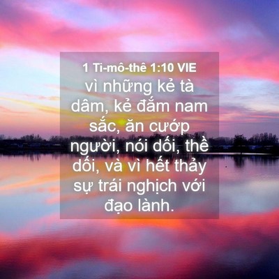 Picture 04 - 1 Ti-mô-thê 1:10 VIE - vì những kẻ tà dâm, kẻ đắm nam sắc, - Bible Verse Picture