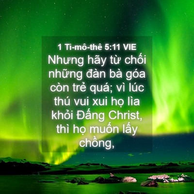 Picture 04 - 1 Ti-mô-thê 5:11 VIE - Nhưng hãy từ chối những đàn bà góa - Bible Verse Picture