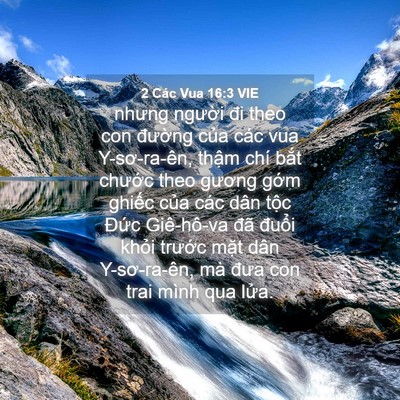 Picture 04 - 2 Các Vua 16:3 VIE - nhưng người đi theo con đường của các - Bible Verse Picture