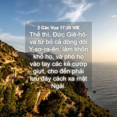 Picture 04 - 2 Các Vua 17:20 VIE - Thế thì, Đức Giê-hô-va từ bỏ cả - Bible Verse Picture