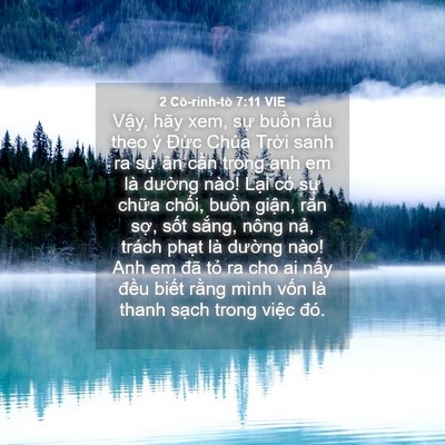 Picture 04 - 2 Cô-rinh-tô 7:11 VIE - Vậy, hãy xem, sự buồn rầu theo ý Đức - Bible Verse Picture