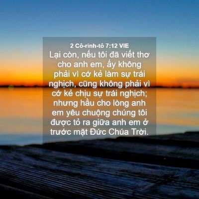 Picture 04 - 2 Cô-rinh-tô 7:12 VIE - Lại còn, nếu tôi đã viết thơ cho anh - Bible Verse Picture