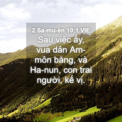 Picture 04 - 2 Sa-mu-ên 10:1 VIE - Sau việc ấy, vua dân Am-môn băng, và - Bible Verse Picture