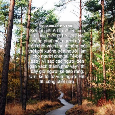 Picture 04 - 2 Sa-mu-ên 11:21 VIE - Xưa ai giết A-bi-mê-léc, con trai của - Bible Verse Picture