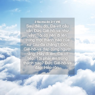 Picture 04 - 2 Sa-mu-ên 2:1 VIE - Sau điều đó, Đa-vít cầu vấn Đức - Bible Verse Picture