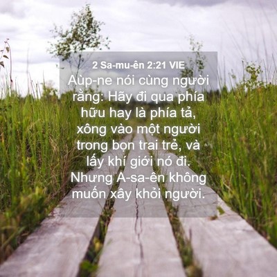 Picture 04 - 2 Sa-mu-ên 2:21 VIE - Aùp-ne nói cùng người rằng: Hãy đi qua - Bible Verse Picture