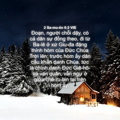 Picture 04 - 2 Sa-mu-ên 6:2 VIE - Đoạn, người chỗi dậy, có cả dân - Bible Verse Picture