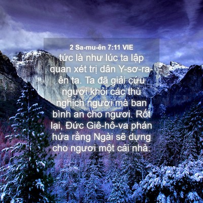 Picture 04 - 2 Sa-mu-ên 7:11 VIE - tức là như lúc ta lập quan xét trị dân - Bible Verse Picture