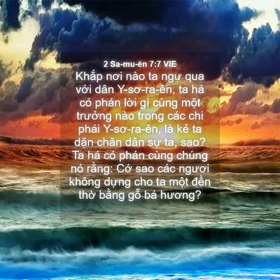 Picture 04 - 2 Sa-mu-ên 7:7 VIE - Khắp nơi nào ta ngự qua với dân - Bible Verse Picture