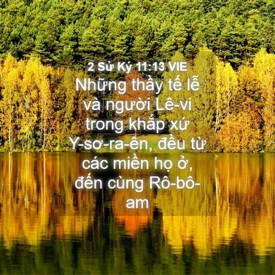 Picture 04 - 2 Sử Ký 11:13 VIE - Những thầy tế lễ và người Lê-vi - Bible Verse Picture