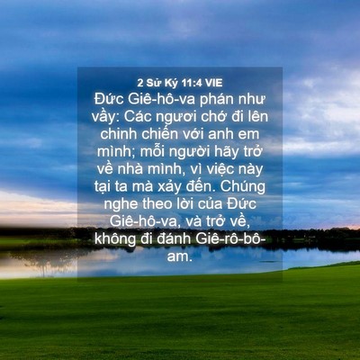 Picture 04 - 2 Sử Ký 11:4 VIE - Đức Giê-hô-va phán như vầy: Các ngươi - Bible Verse Picture