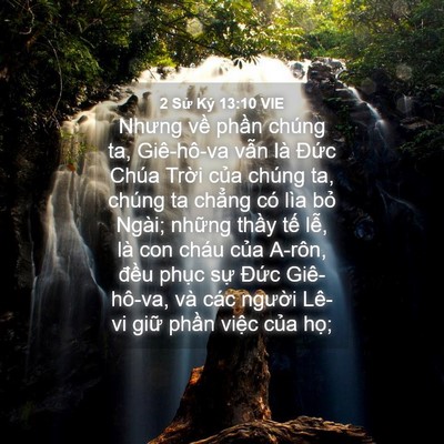 Picture 04 - 2 Sử Ký 13:10 VIE - Nhưng về phần chúng ta, Giê-hô-va vẫn - Bible Verse Picture