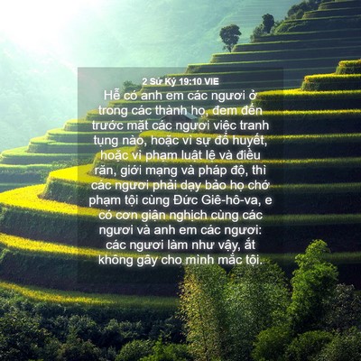 Picture 04 - 2 Sử Ký 19:10 VIE - Hễ có anh em các ngươi ở trong các - Bible Verse Picture