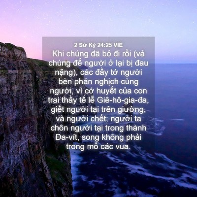 Picture 04 - 2 Sử Ký 24:25 VIE - Khi chúng đã bỏ đi rồi (vả chúng để - Bible Verse Picture