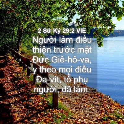 Picture 04 - 2 Sử Ký 29:2 VIE - Người làm điều thiện trước mặt - Bible Verse Picture