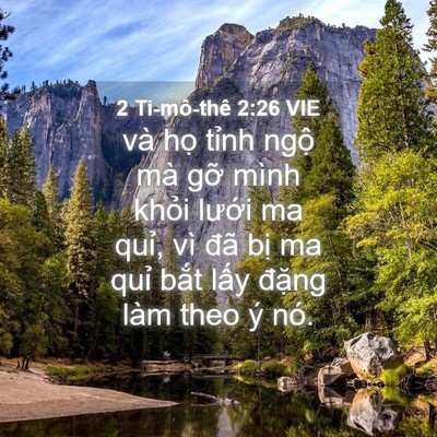 Picture 04 - 2 Ti-mô-thê 2:26 VIE - và họ tỉnh ngộ mà gỡ mình khỏi - Bible Verse Picture
