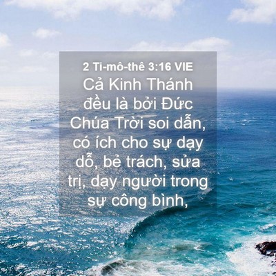 Picture 04 - 2 Ti-mô-thê 3:16 VIE - Cả Kinh Thánh đều là bởi Đức Chúa - Bible Verse Picture