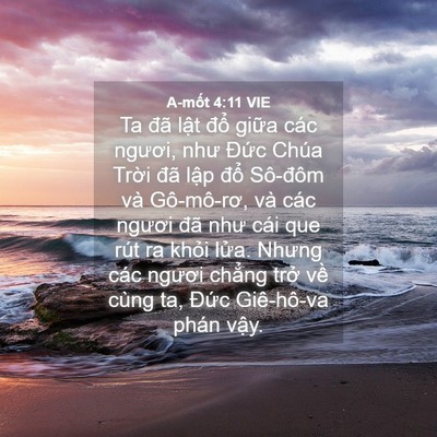 Picture 04 - A-mốt 4:11 VIE - Ta đã lật đổ giữa các ngươi, như - Bible Verse Picture