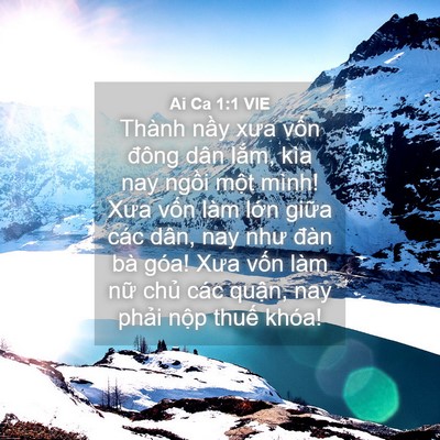 Picture 04 - Ai Ca 1:1 VIE - Thành nầy xưa vốn đông dân lắm, kìa - Bible Verse Picture
