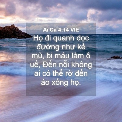 Picture 04 - Ai Ca 4:14 VIE - Họ đi quanh dọc đường như kẻ mù, - Bible Verse Picture