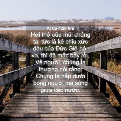 Picture 04 - Ai Ca 4:20 VIE - Hơi thở của mũi chúng ta, tức là kẻ - Bible Verse Picture