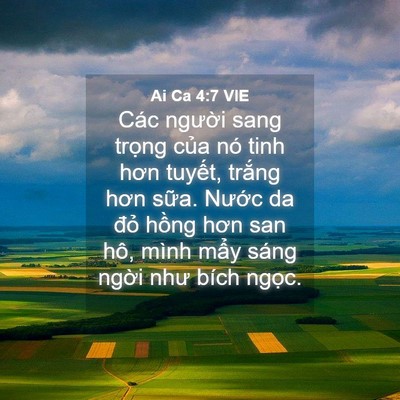 Picture 04 - Ai Ca 4:7 VIE - Các người sang trọng của nó tinh hơn - Bible Verse Picture