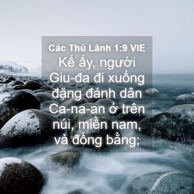 Picture 04 - Các Thủ Lãnh 1:9 VIE - Kế ấy, người Giu-đa đi xuống đặng - Bible Verse Picture
