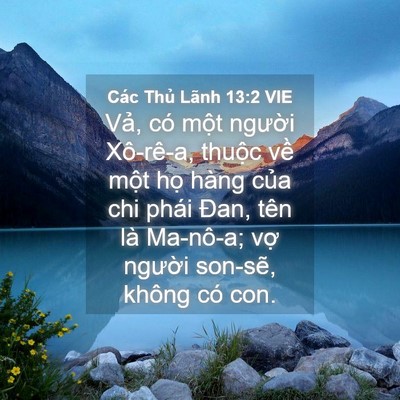 Picture 04 - Các Thủ Lãnh 13:2 VIE - Vả, có một người Xô-rê-a, thuộc về - Bible Verse Picture