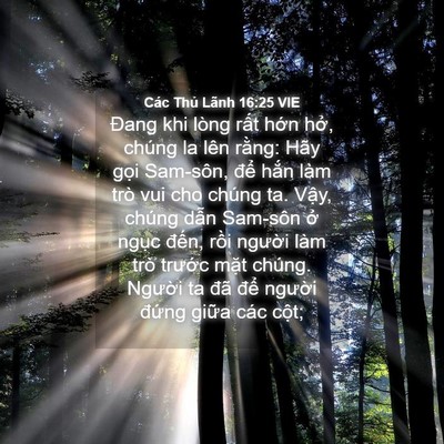 Picture 04 - Các Thủ Lãnh 16:25 VIE - Đang khi lòng rất hớn hở, chúng la lên - Bible Verse Picture