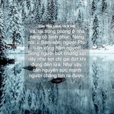 Picture 04 - Các Thủ Lãnh 16:9 VIE - Vả, tại trong phòng ở nhà nàng có binh - Bible Verse Picture