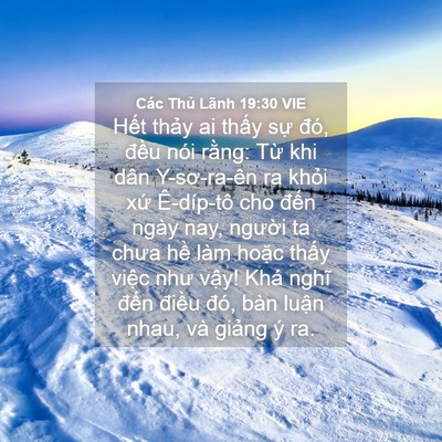 Picture 04 - Các Thủ Lãnh 19:30 VIE - Hết thảy ai thấy sự đó, đều nói - Bible Verse Picture